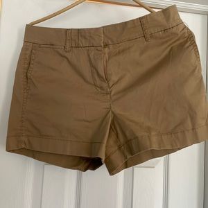 J. Crew chino short. Tan.